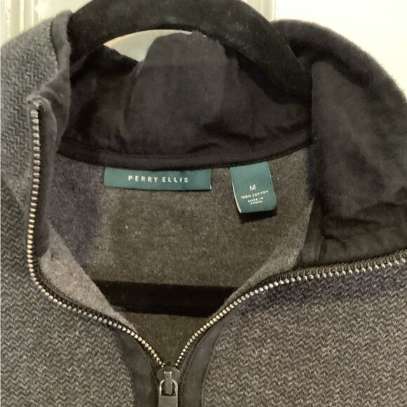 Perry Ellis - Men’s Dark Gray Jacket - Sz M - Picture 4 of 5